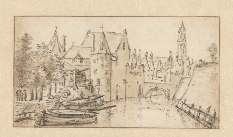 Weerdpoort te Utrecht Wall Art by Unknown - High-Resolution Digital Print
