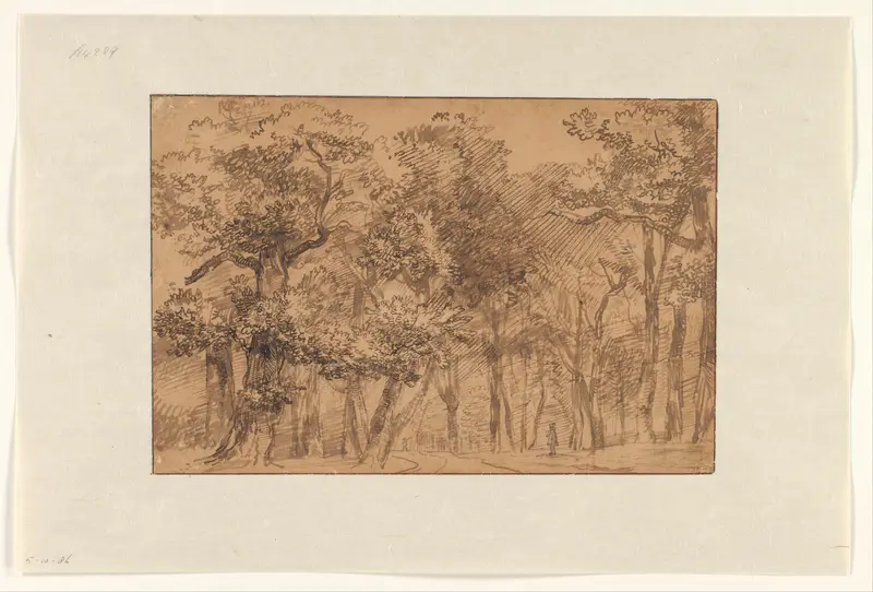 Weg door een bos Wall Art by Jan Lievens - High-Resolution Digital Print