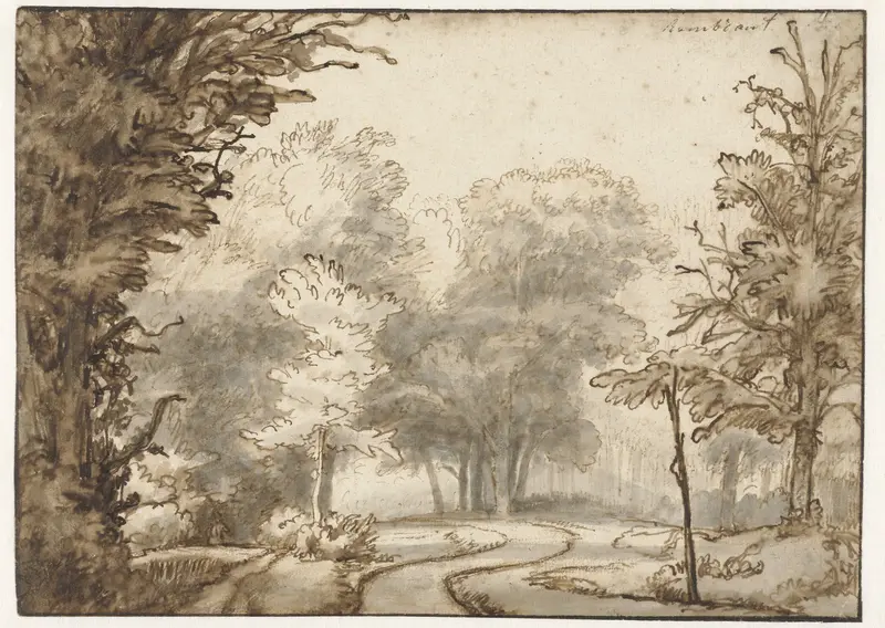 Weg door het bos Wall Art by Abraham Furnerius - High-Resolution Digital Print