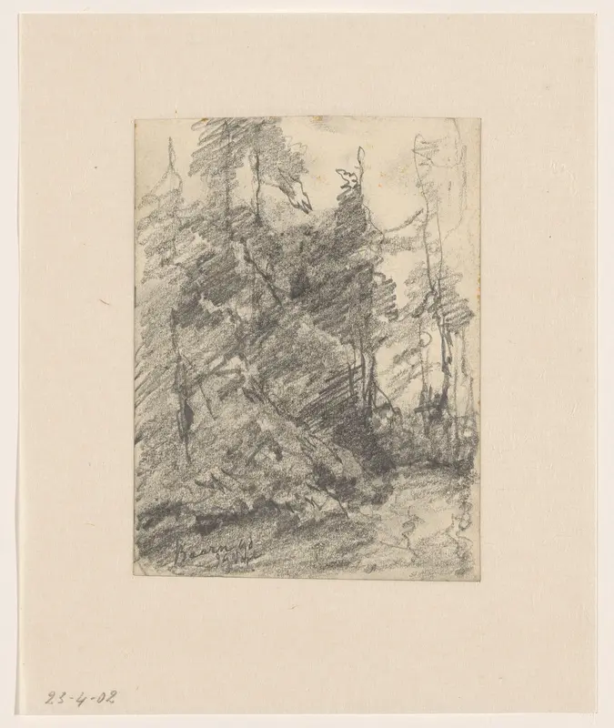 Weg in een bos, Baarn Wall Art by Unknown - High-Resolution Digital Print