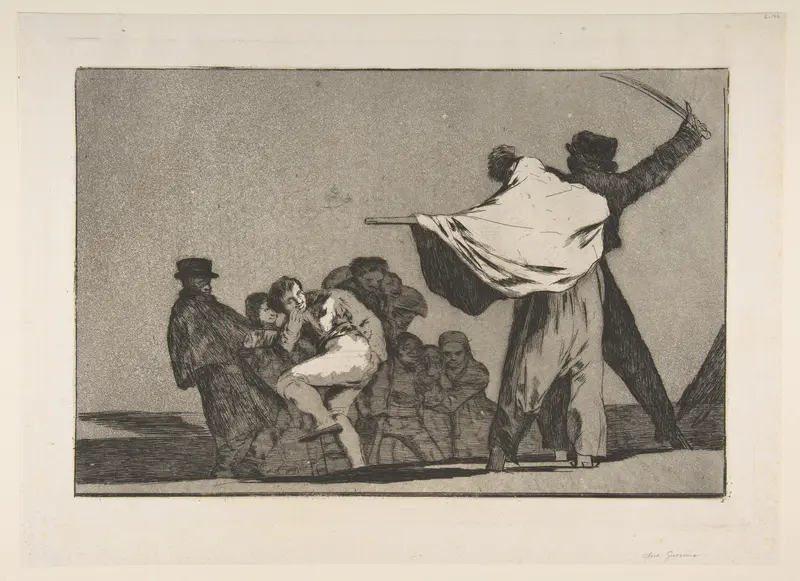 'Well-Known Folly' from the 'Disparates' (Follies / Irrationalities, Plate A)