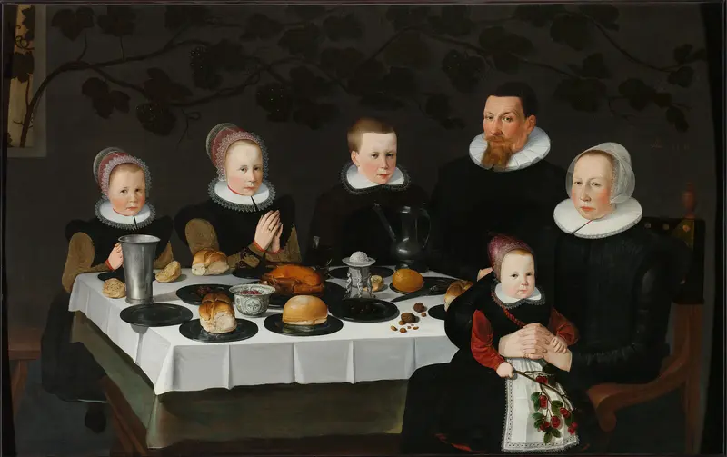 Welvarende calvinistische familie Wall Art by anonymous - High-Resolution Digital Print