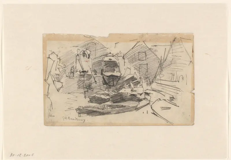 Werf Wall Art by George Hendrik Breitner - High-Resolution Digital Print