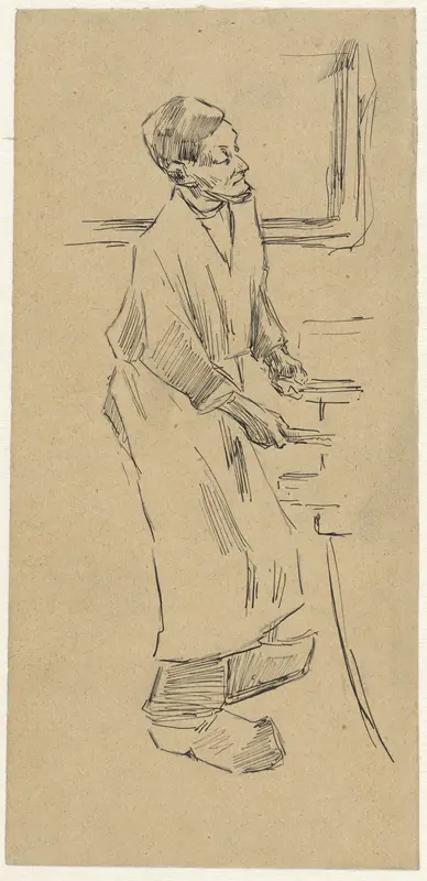 Werkman in katoenververij Wall Art by Anthon Gerhard Alexander van Rappard - High-Resolution Digital Print
