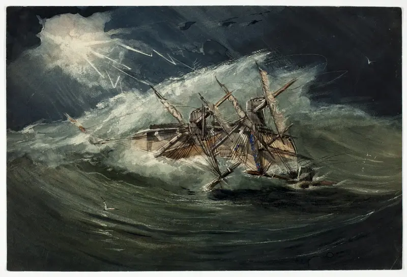 West India Hurricane Wall Art by Unknown artist - High-Resolution Digital Print