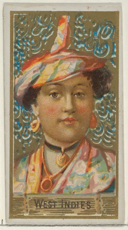 West Indies, from the Types of All Nations series (N24) for Allen & Ginter Cigarettes Wall Art by Allen & Ginter - High-Resolution Digital Print
