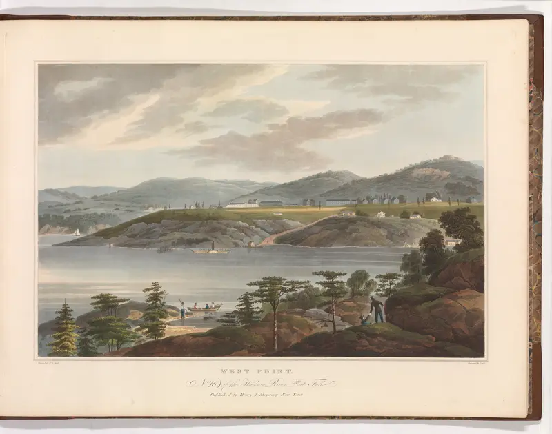 West Point (No. 16 of The Hudson River Portfolio) Wall Art by John Hill - High-Resolution Digital Print