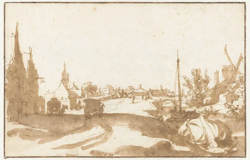 Westeinde in Den Haag Wall Art by Jan de Bisschop - High-Resolution Digital Print
