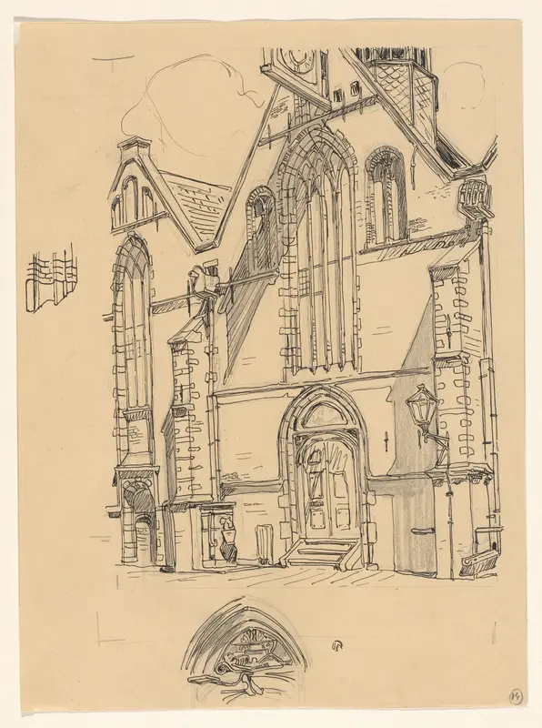 Westelijke gevel van de Noorderkerk te Hoorn Wall Art by Wijnand Otto Jan Nieuwenkamp - High-Resolution Digital Print