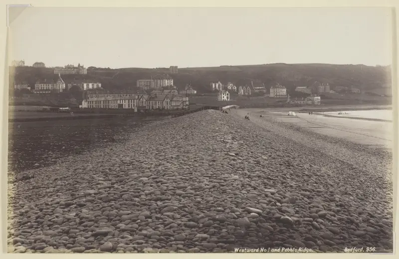 Westward Ho and Pebble Ridge Wall Art by Francis Bedford - High-Resolution Digital Print