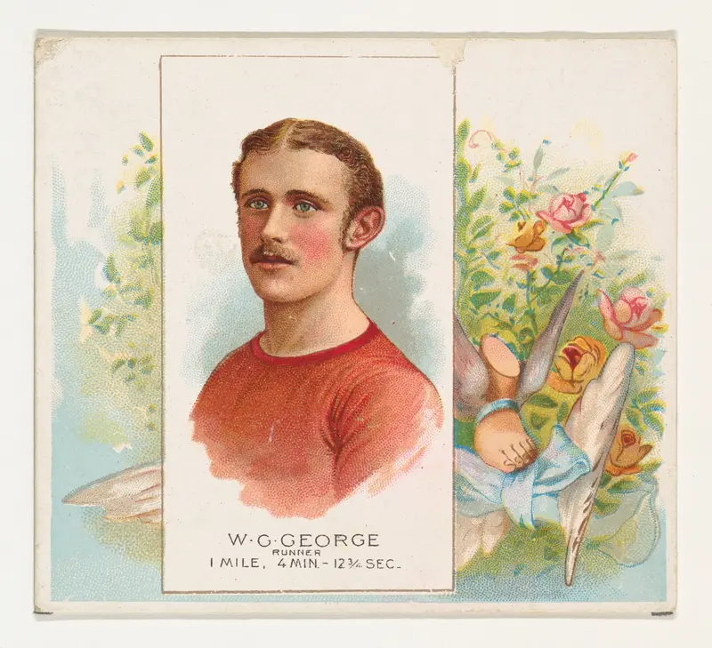 W.G. George, Runner, from World's Champions, Second Series (N43) for Allen & Ginter Cigarettes Wall Art by Allen & Ginter - High-Resolution Digital Print