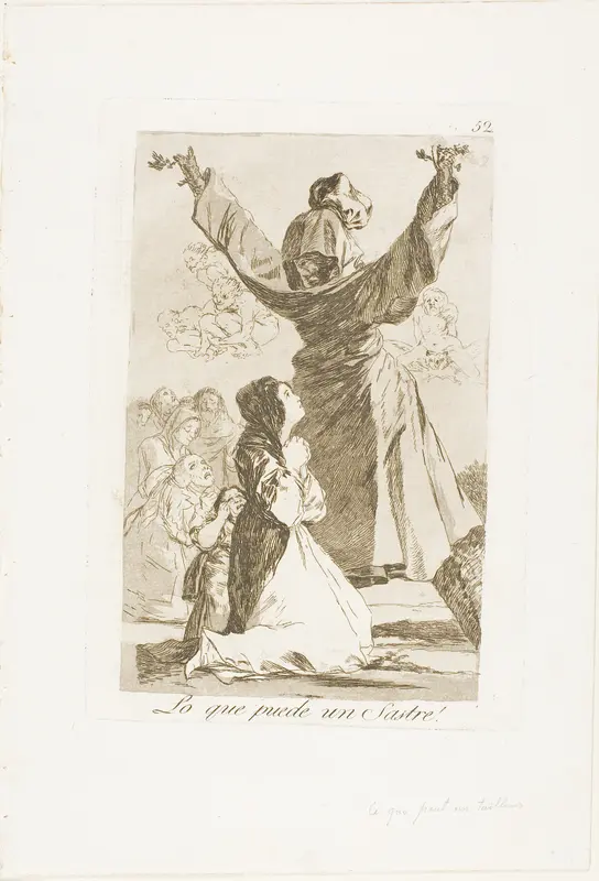 What a Tailor Can Do!, plate 52 from Los Caprichos
