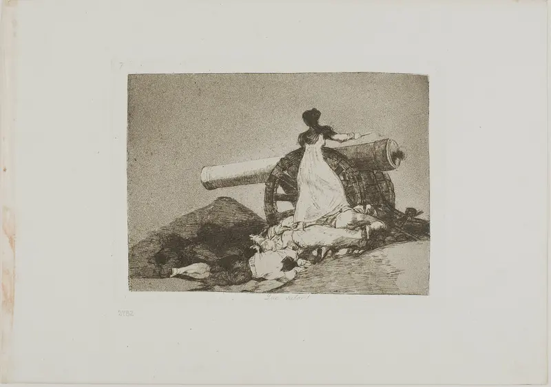 What Courage!, plate seven from The Disasters of War