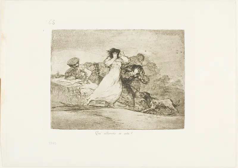 What is this Hubbub?, plate 65 from The Disasters of War