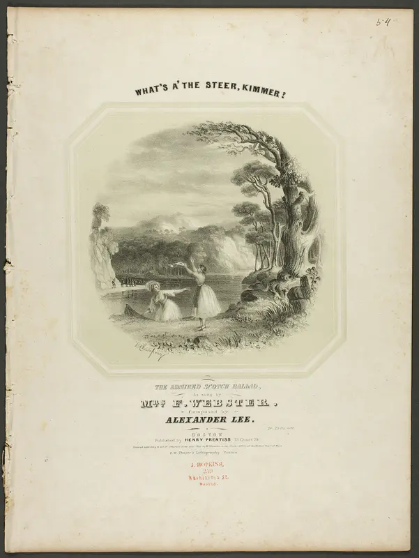 What's A' The Steer, Kimmer! Wall Art by Benjamin Champney - High-Resolution Digital Print