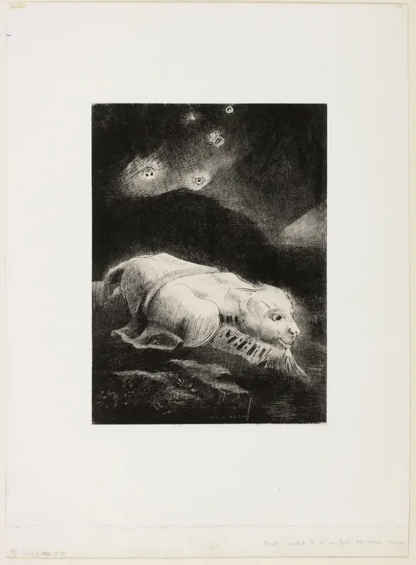 When Life Was Awakening in the Depths of Obscure Matter, plate 1 of 8 from "Les Origines"
