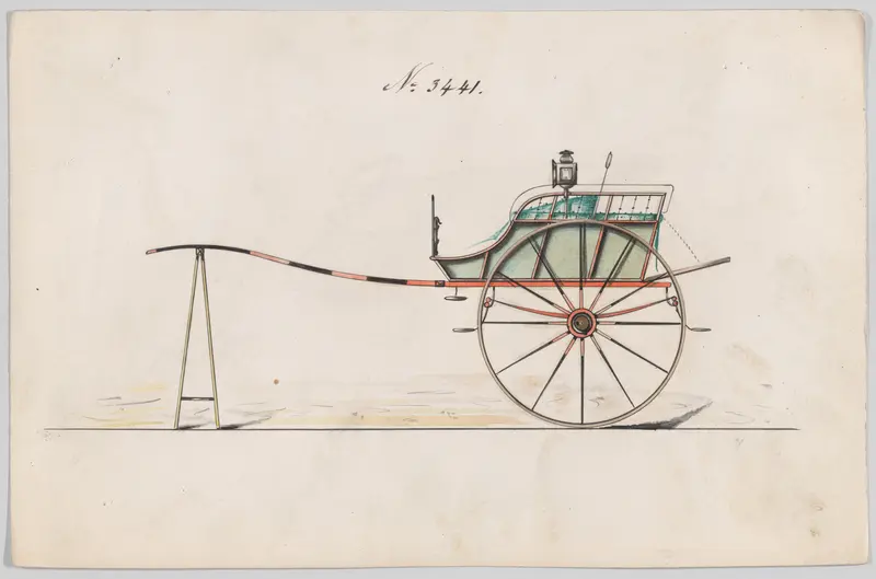Whitechapel Cart  #3441 Wall Art by Brewster & Co. - High-Resolution Digital Print
