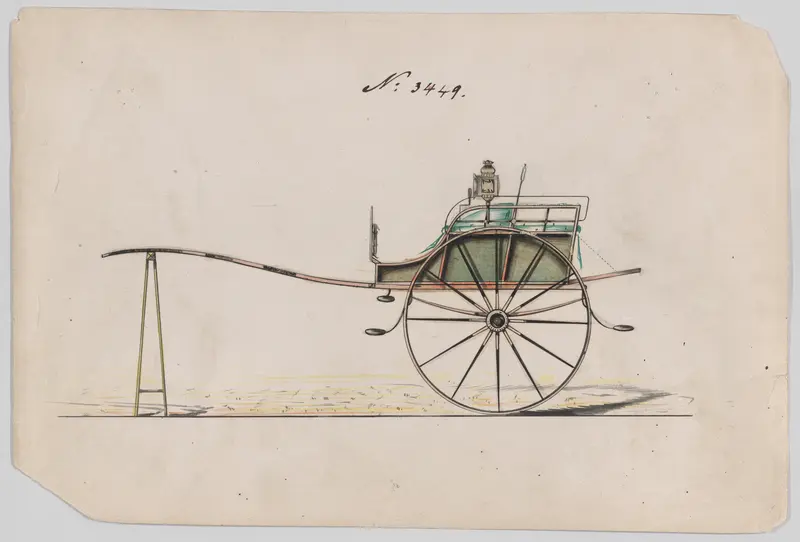 Whitechapel Cart #3449 Wall Art by Brewster & Co. - High-Resolution Digital Print