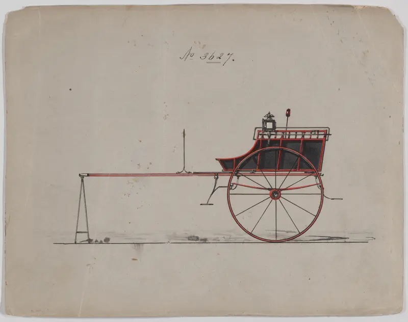 Whitechapel Cart #3627 Wall Art by Brewster & Co. - High-Resolution Digital Print