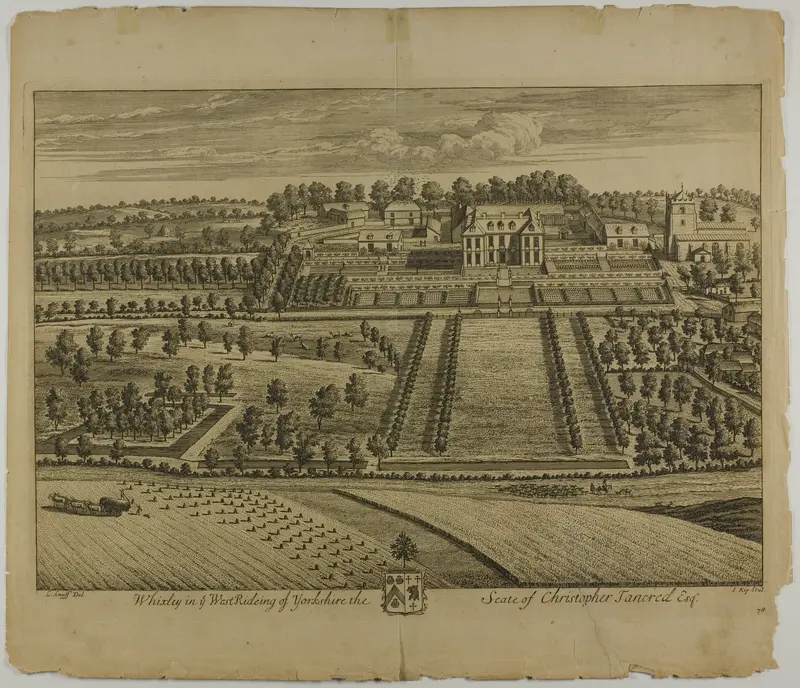 Whixley, plate 78 from Britannia Illustrata Wall Art by Johannes Kip - High-Resolution Digital Print
