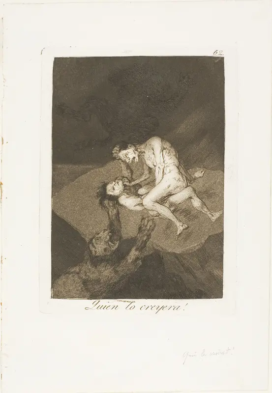 Who Would Have Thought It!, plate 62 from Los Caprichos