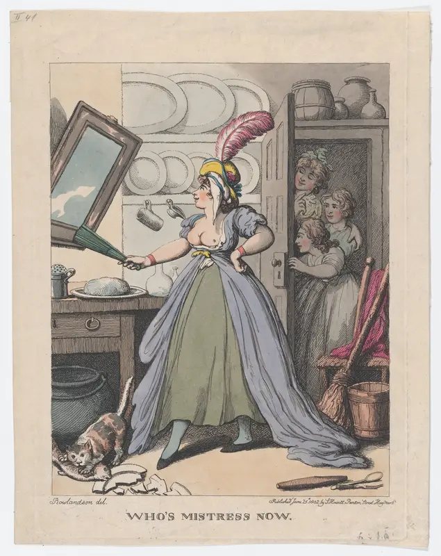 Who's Mistress Now? Wall Art by Thomas Rowlandson - High-Resolution Digital Print
