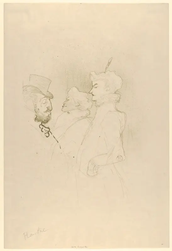Why Not? . . . Once is Not to Make a Habit of It Wall Art by Henri de Toulouse-Lautrec - High-Resolution Digital Print