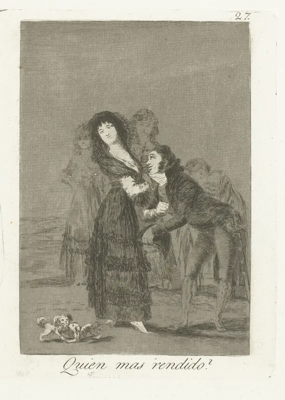 Wie is onderdaniger? Wall Art by Francisco de Goya - High-Resolution Digital Print