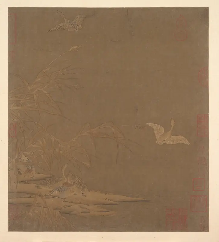 Wild Geese in Winter