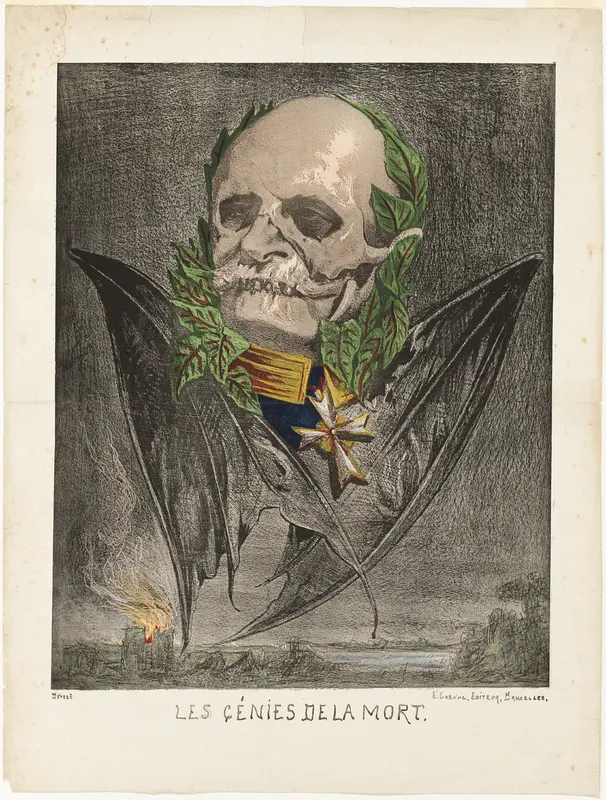 Wilhelm I, King of Prussia, from Les Génies de la Mort