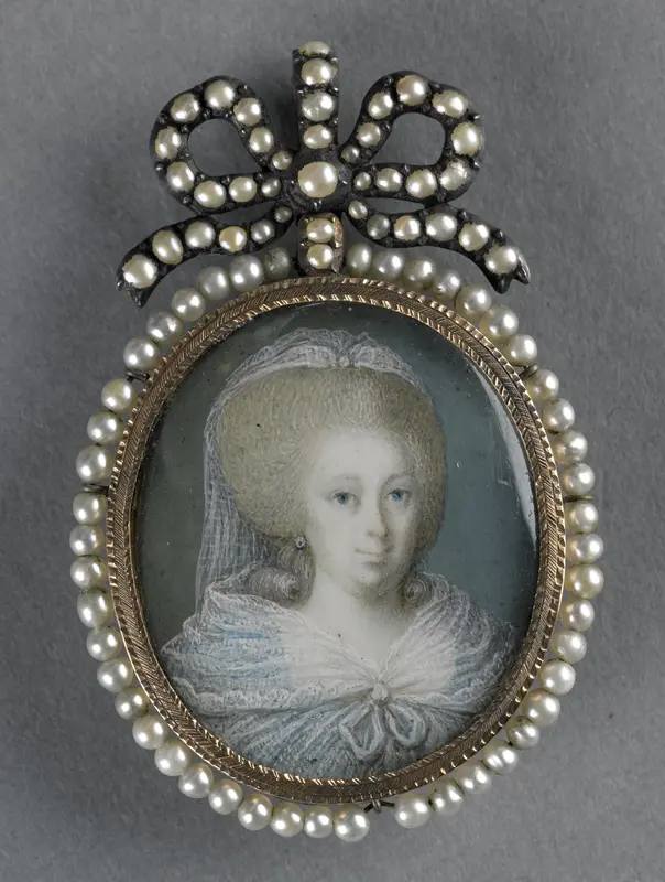Wilhelmina Carolina (1743-87), prinses van Oranje-Nassau. Dochter van prins Willem IV Wall Art by anonymous - High-Resolution Digital Print