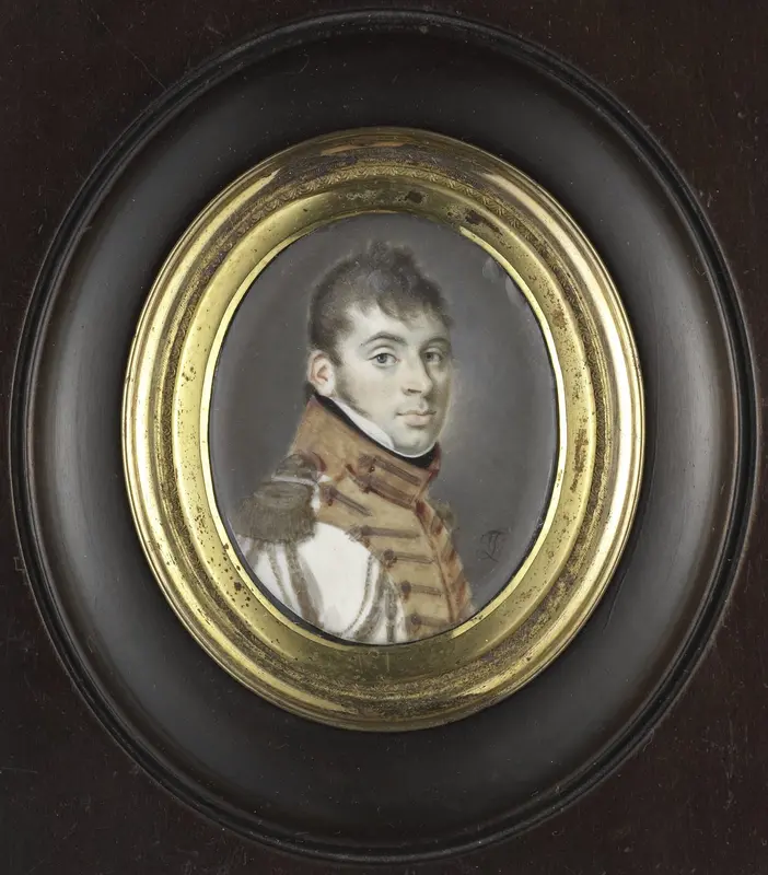 Willem Jacob Verkouteren (1779-1861), in het uniform van de Garde d'Honneur van Delft Wall Art by Unknown - High-Resolution Digital Print