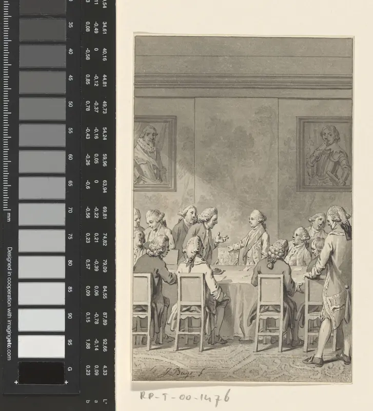 Willem V neemt voor het eerst zitting in de Raad van State, 1763 Wall Art by Unknown - High-Resolution Digital Print