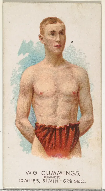 William Cummings, Runner, from World's Champions, Series 2 (N29) for Allen & Ginter Cigarettes Wall Art by Allen & Ginter - High-Resolution Digital Print