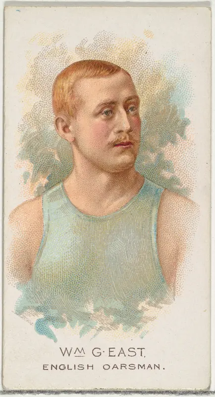 William G. East, English Oarsman, from World's Champions, Series 2 (N29) for Allen & Ginter Cigarettes Wall Art by Allen & Ginter - High-Resolution Digital Print