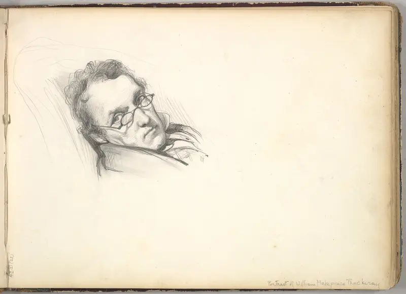 William Makepeace Thackeray Wall Art by Frederic, Lord Leighton - High-Resolution Digital Print