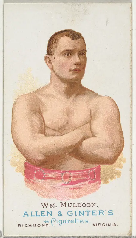 William Muldoon, Wrestler, from World's Champions, Series 1 (N28) for Allen & Ginter Cigarettes Wall Art by Allen & Ginter - High-Resolution Digital Print