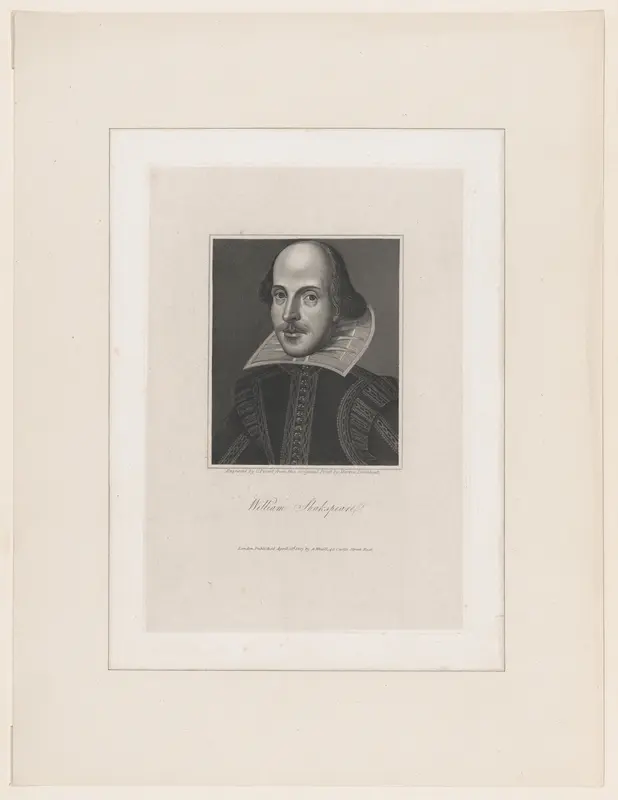 William Shakespeare Wall Art by Charles Picart - High-Resolution Digital Print