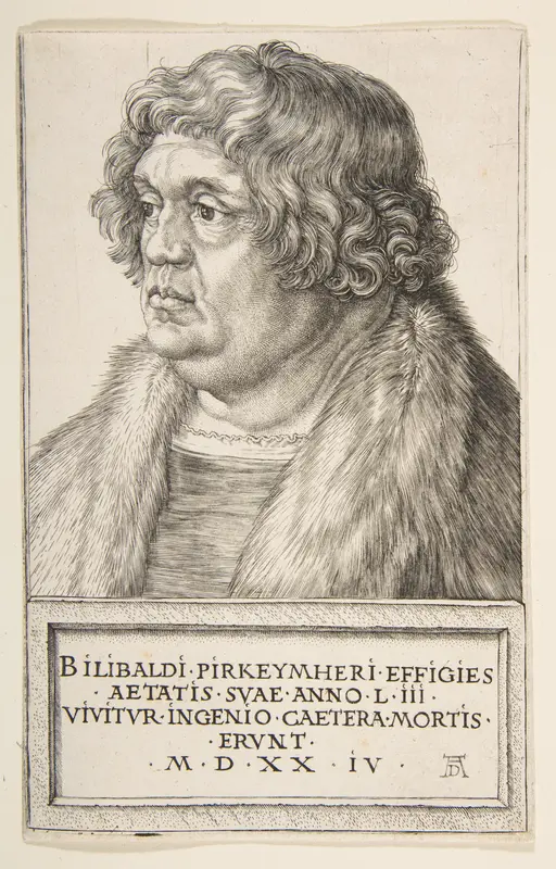 Willibald Pirckheimer Wall Art by Albrecht Dürer - High-Resolution Digital Print