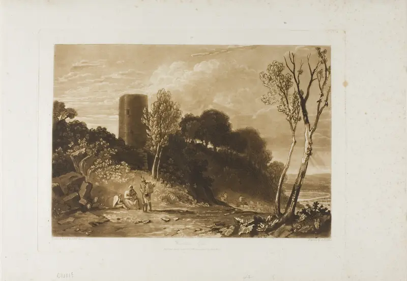 Winchelsea, Sussex, plate 42 from LIber Studiorum Wall Art by Joseph Mallord William Turner - High-Resolution Digital Print