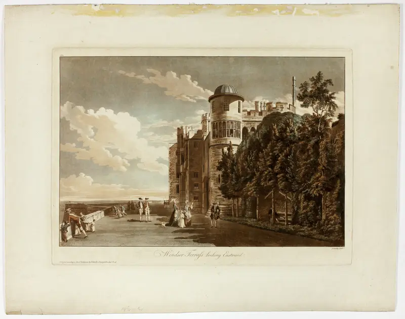 Windsor Terrace Looking Eastward Wall Art by Paul Sandby - High-Resolution Digital Print