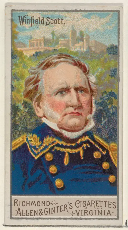 Winfield Scott, from the Great Generals series (N15) for Allen & Ginter Cigarettes Brands Wall Art by Allen & Ginter - High-Resolution Digital Print