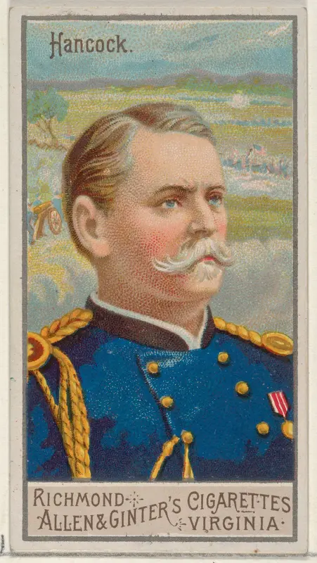 Winfield Scott Hancock, from the Great Generals series (N15) for Allen & Ginter Cigarettes Brands Wall Art by Allen & Ginter - High-Resolution Digital Print