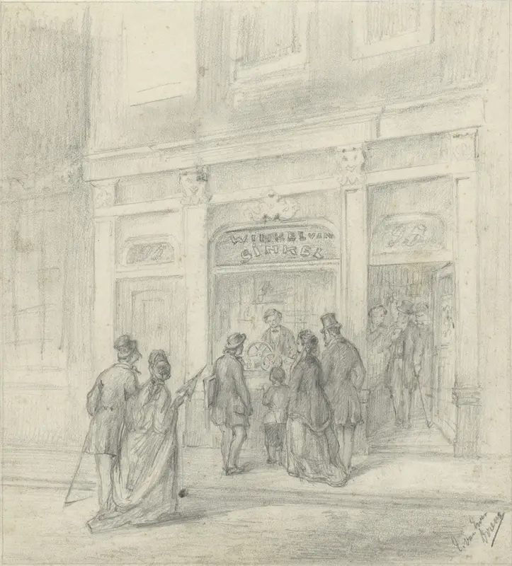Winkel van Sinkel Wall Art by Ludovicus Johannes van Erven Dorens - High-Resolution Digital Print