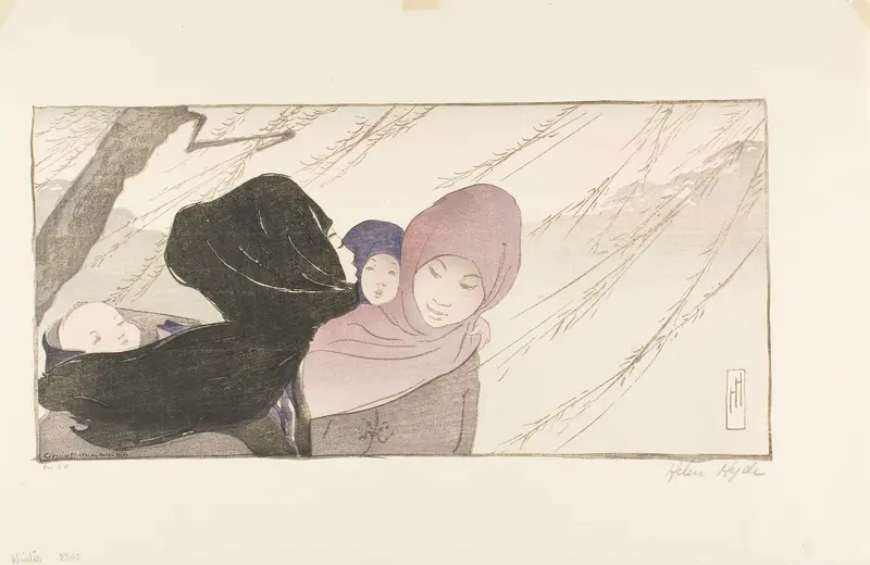 Winter Wall Art by Helen Hyde - High-Resolution Digital Print