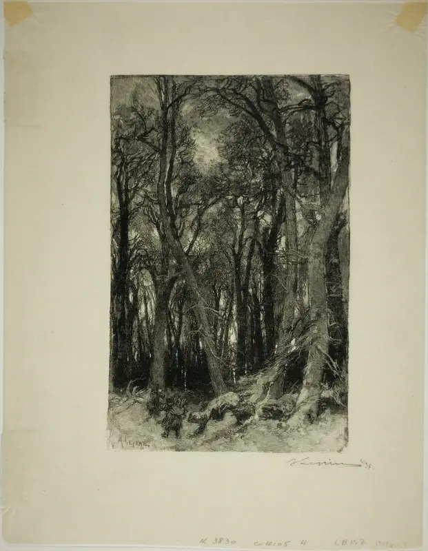Winter: Bas-Bréau