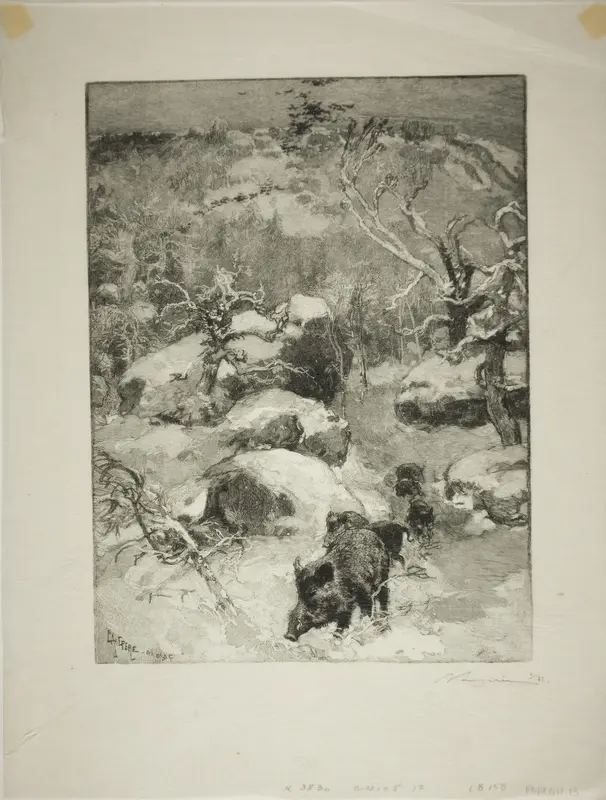 Winter: Cuvier-Châtillon Cliff