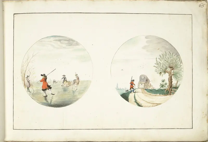 Winter en Zomer Wall Art by Gesina ter Borch - High-Resolution Digital Print