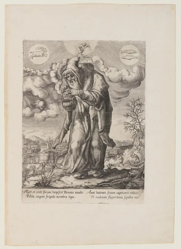 Winter, from The Four Seasons Wall Art by Matthäus Greuter - High-Resolution Digital Print