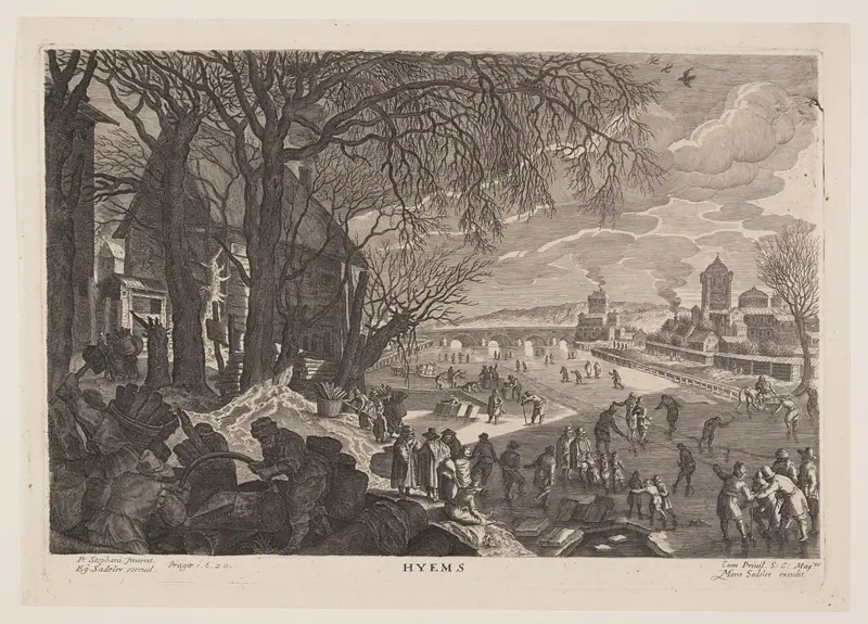 Winter, from The Four Seasons Wall Art by Aegidius Sadeler, II - High-Resolution Digital Print